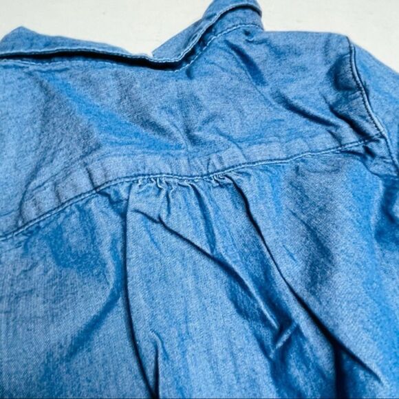 joe Fresh NWOT Chambray Button Down Toddler Shirt - Picture 9 of 9